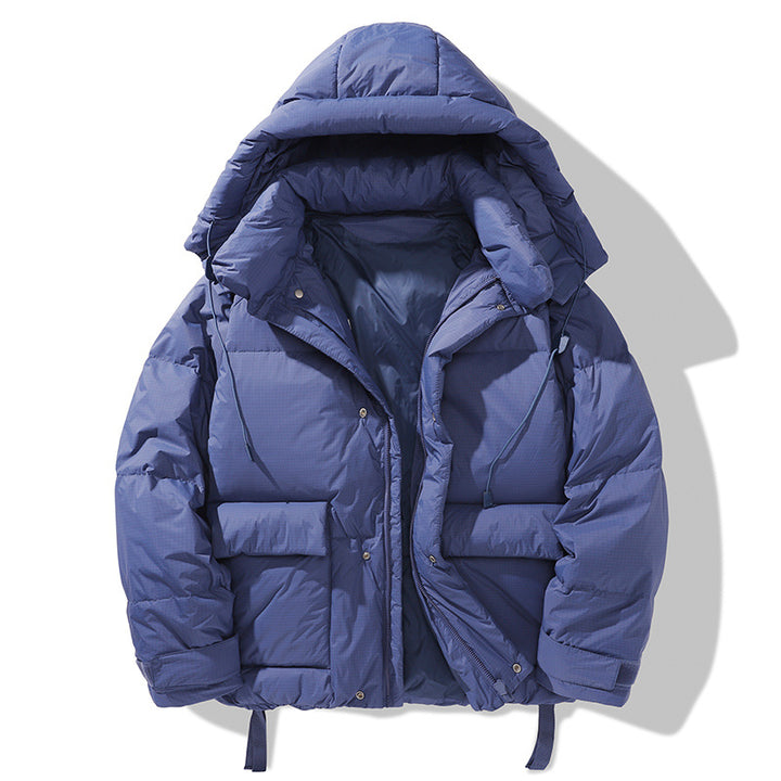 Men's Tooling Down Jacket Large Size Stylish Simple And Warm - cas7m