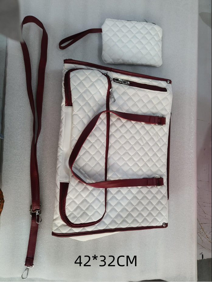 Fashionable Lunch Tote Bag Women's Thermal Insulation Lunch Box Leak-proof Crossbody Computer Storage Bag Quilted Large Capacity Handbag With Purse - cas7m