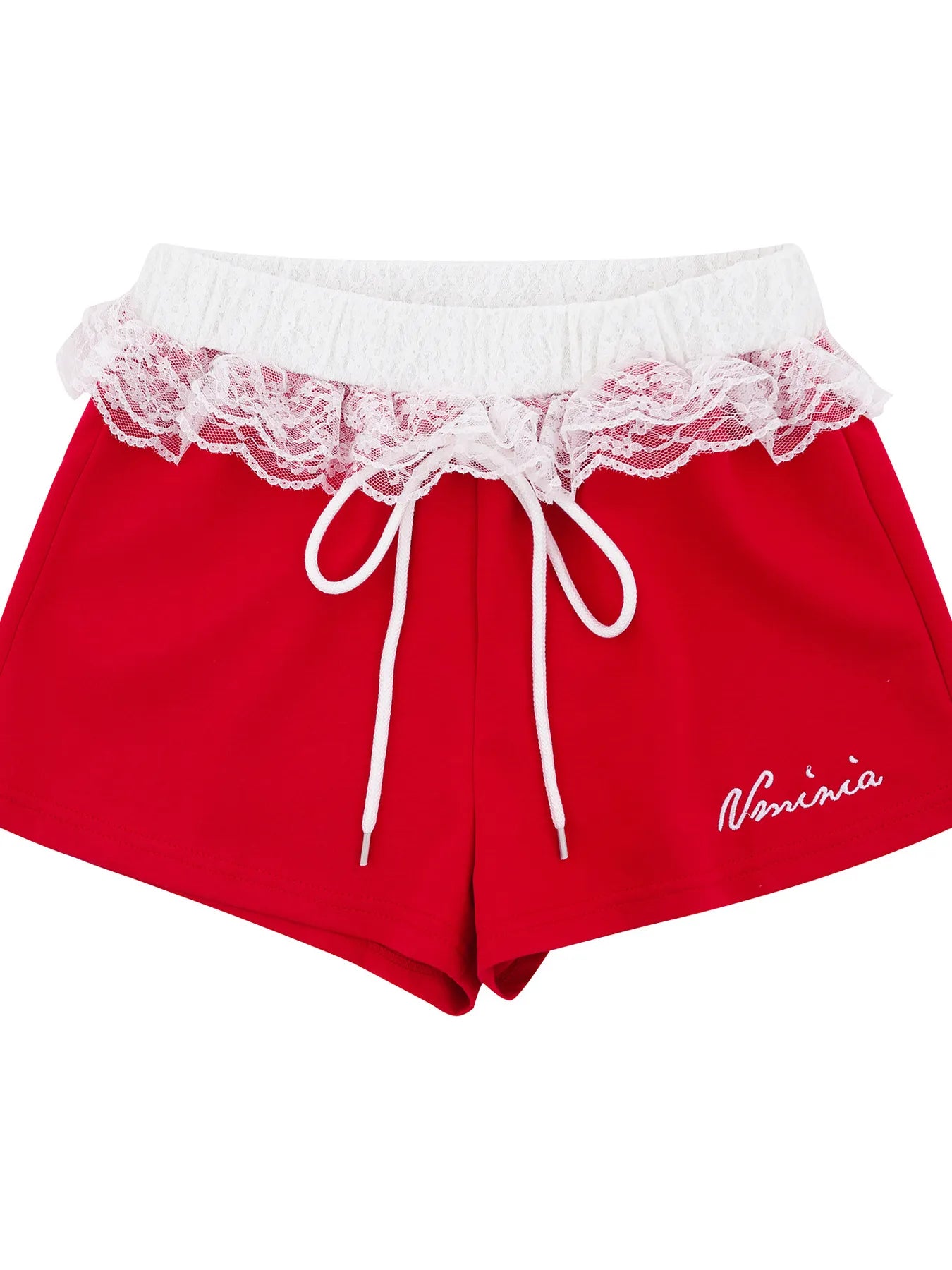 Lace Detail Shorts - cas7m