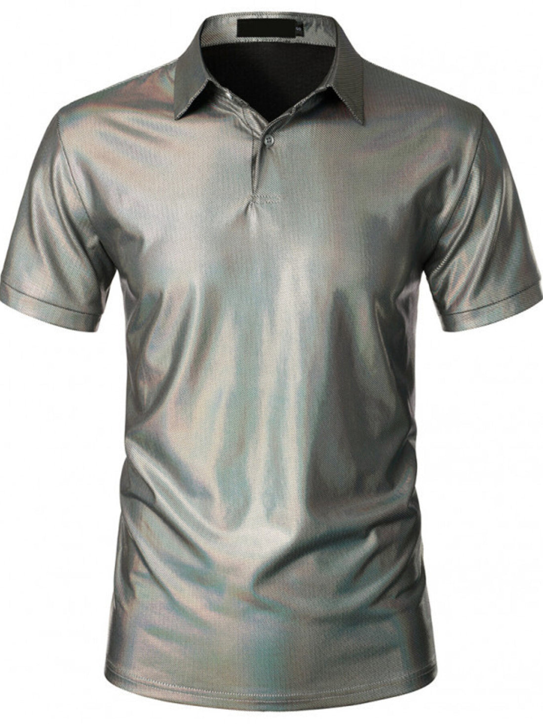 Men's Collared Neck Short Sleeve Polo - cas7m