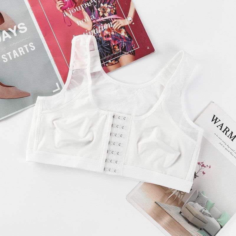 Shockproof gathered posture correction bra - cas7m
