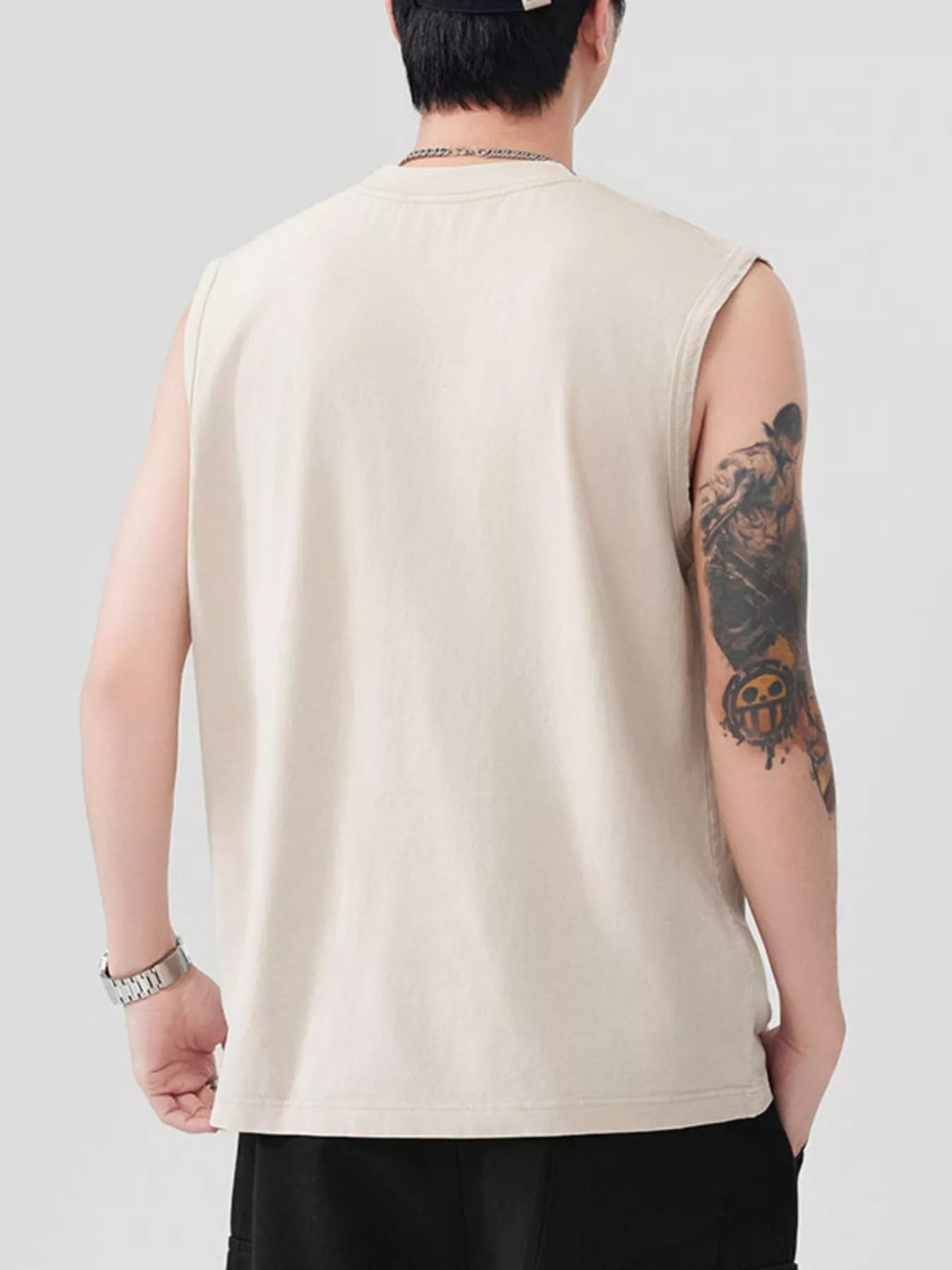 Men's Round Neck Tank - cas7m