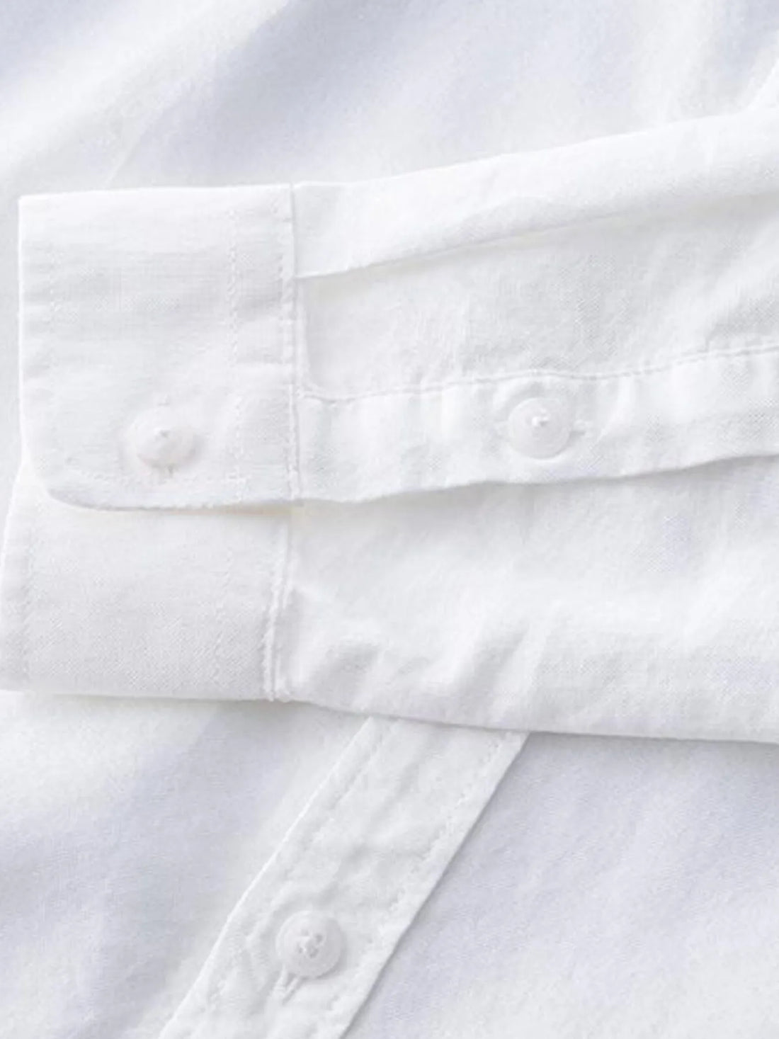 Men's Plus Size Button Up Long Sleeve Shirt - cas7m