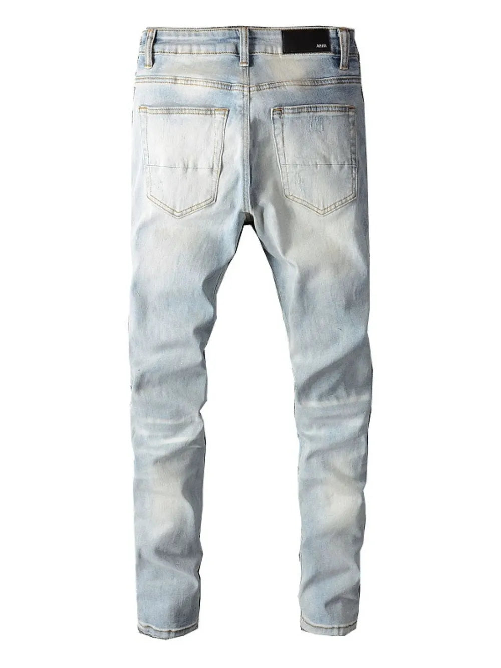 Men's Distressed Jeans with Pockets - cas7m