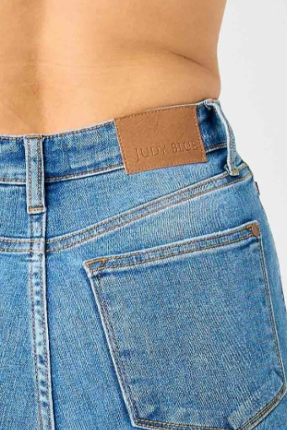 Judy Blue Full Size High-Waisted Classic Flare Jeans Plus Size - cas7m