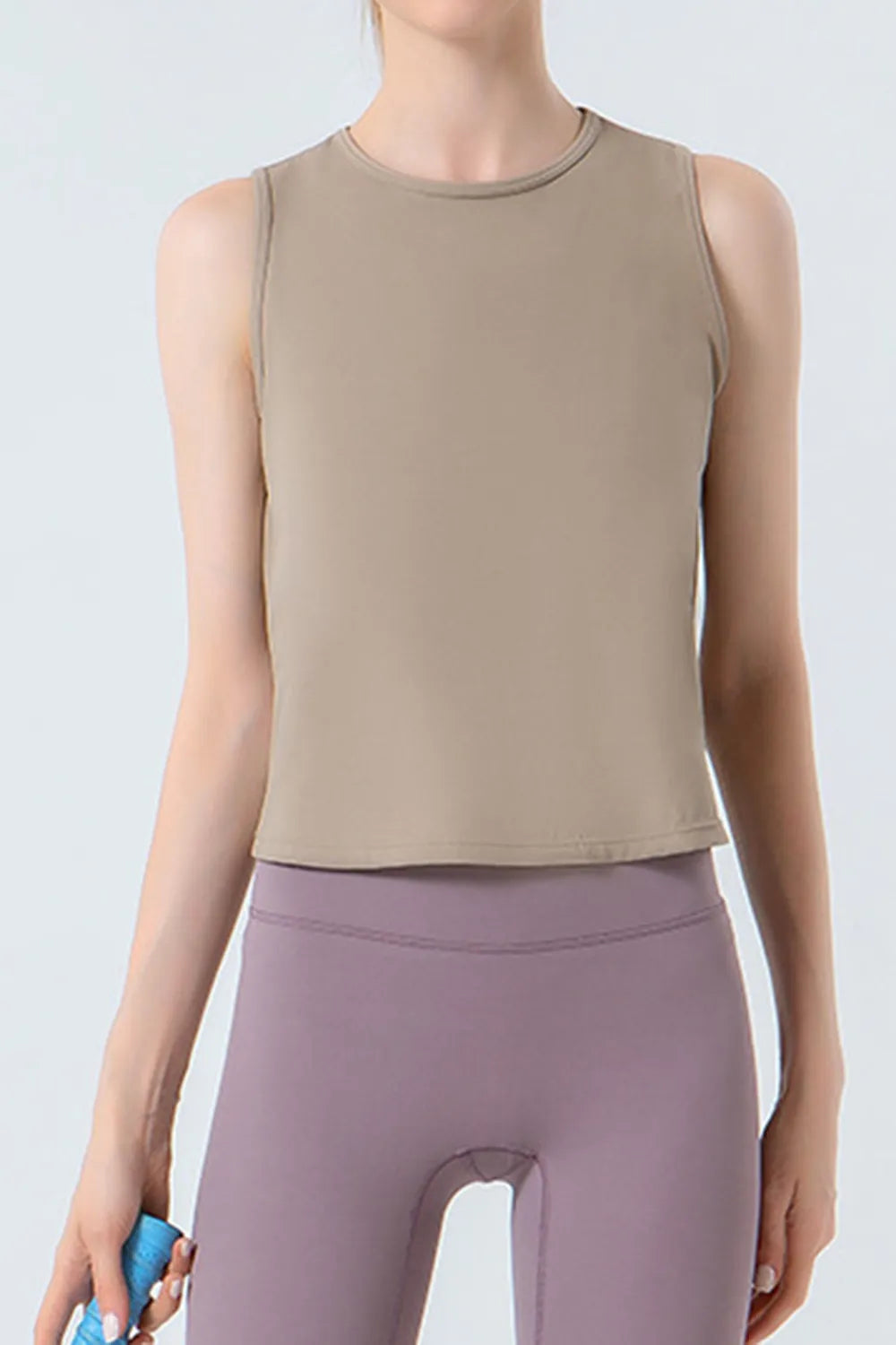 Round Neck Active Tank - cas7m