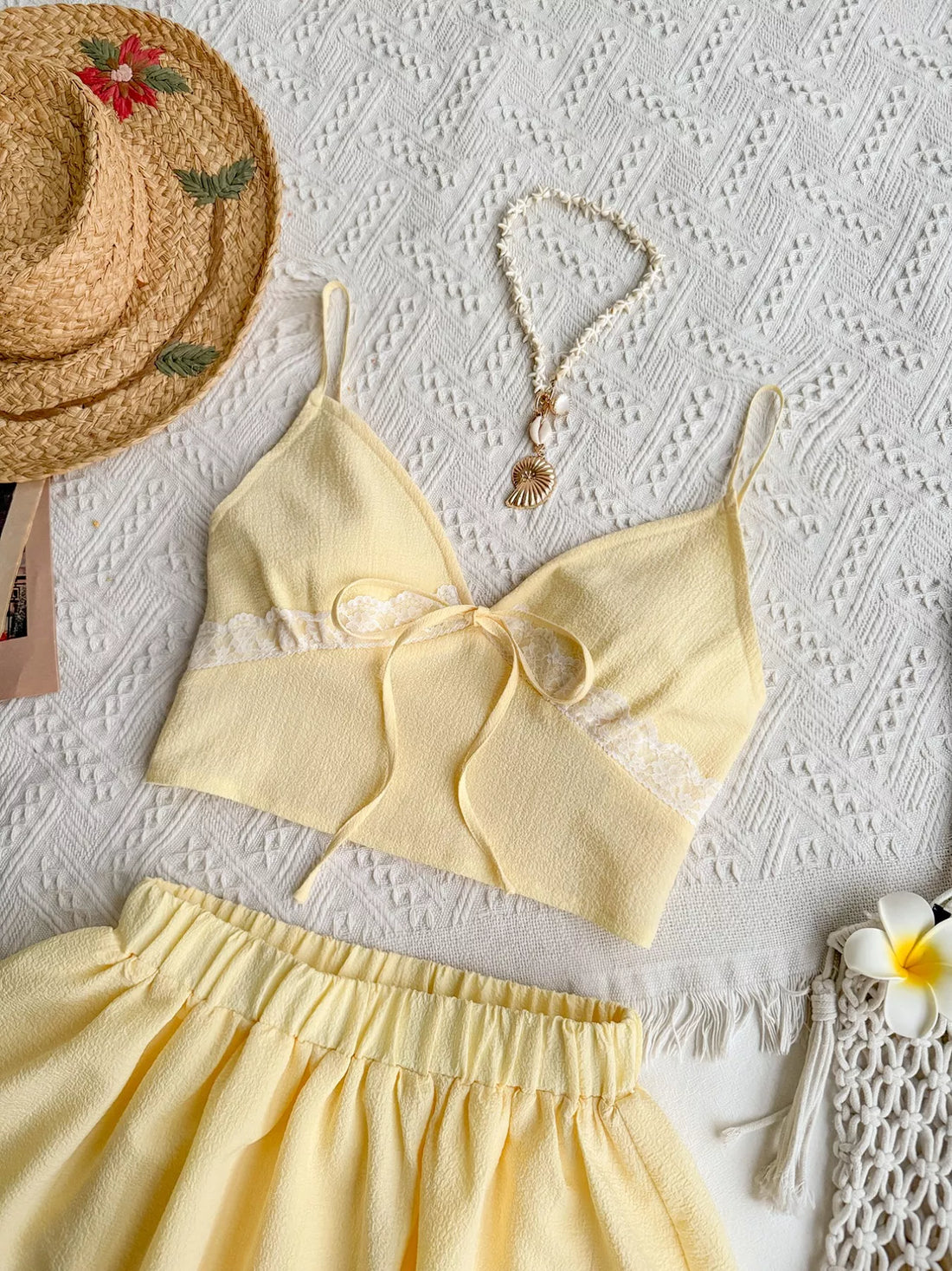 Smocked Cami and Skirt Set - cas7m