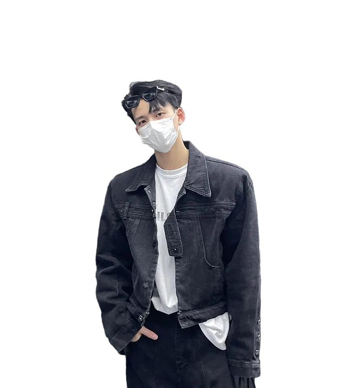 Niche Patchwork To Make Old Denim Coats For Men And Women - cas7m
