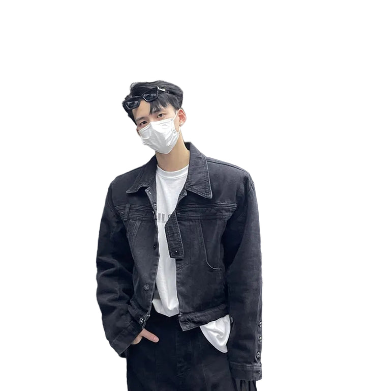 Niche Patchwork To Make Old Denim Coats For Men And Women - cas7m