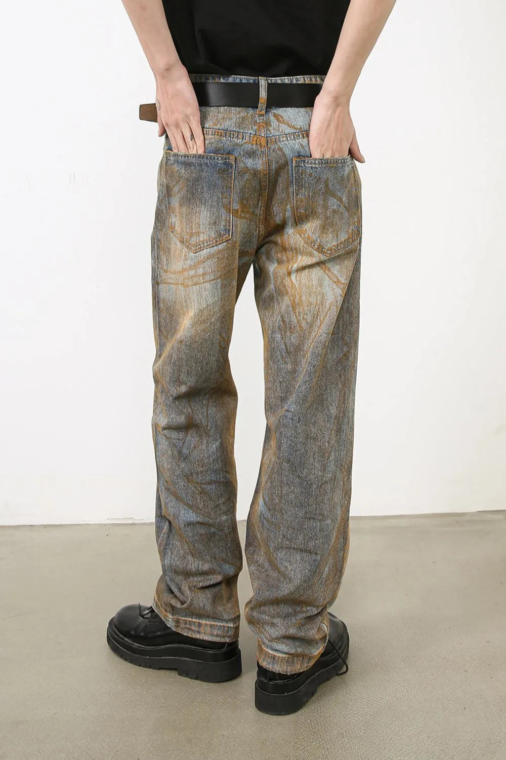 Men's Baggy Jeans with Pockets - cas7m