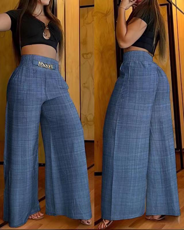 2023 High Waist Chic Flare Trousers