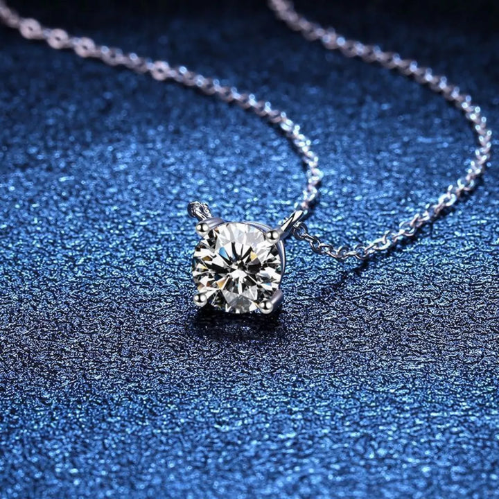 2 Carat Moissanite Pendant Necklace - cas7m
