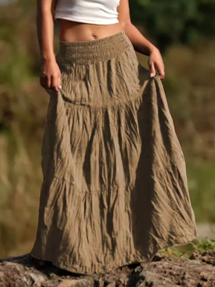 Tiered Maxi Skirt - cas7m