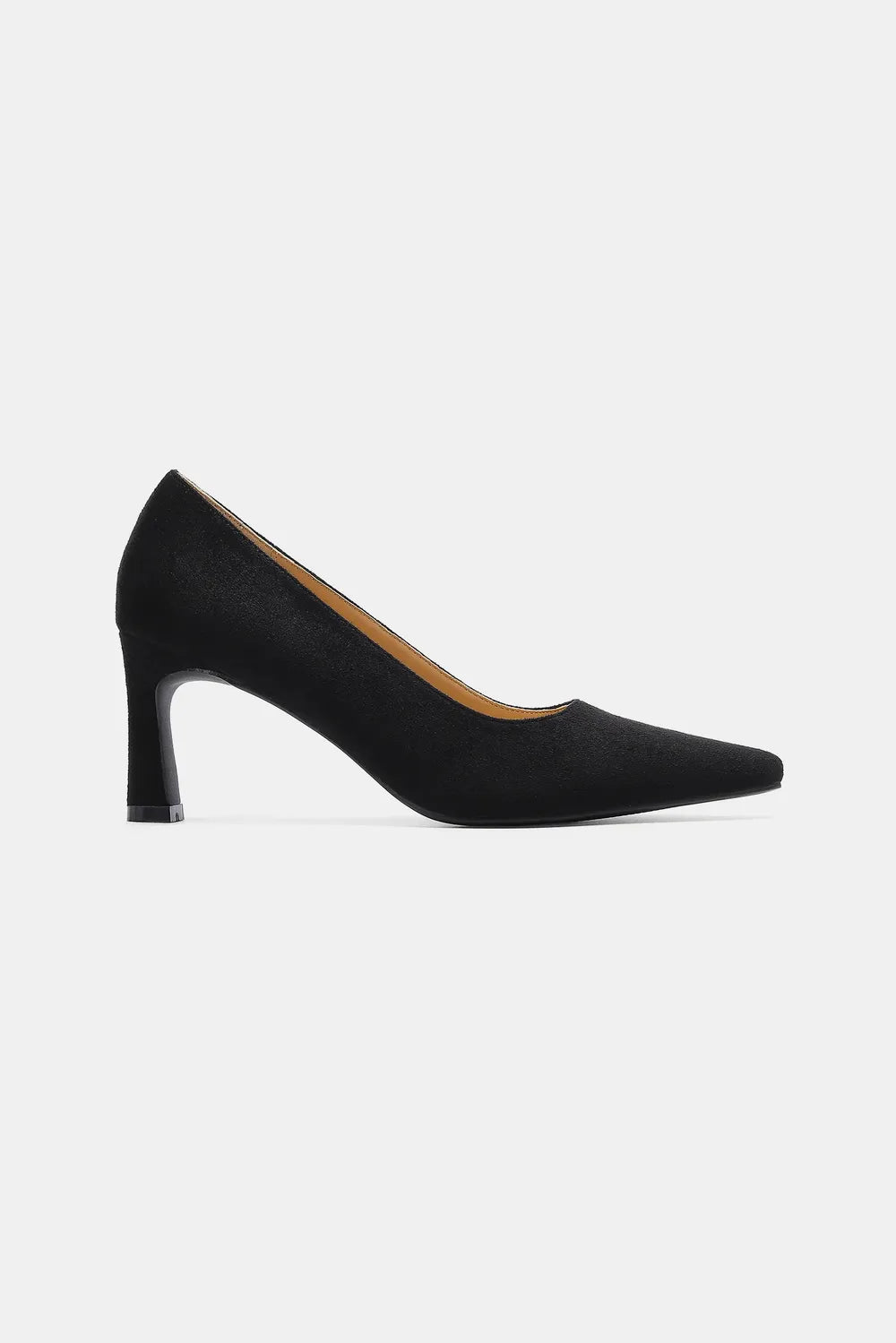 Beast Fashion Faux Suede Point Toe Pumps - cas7m