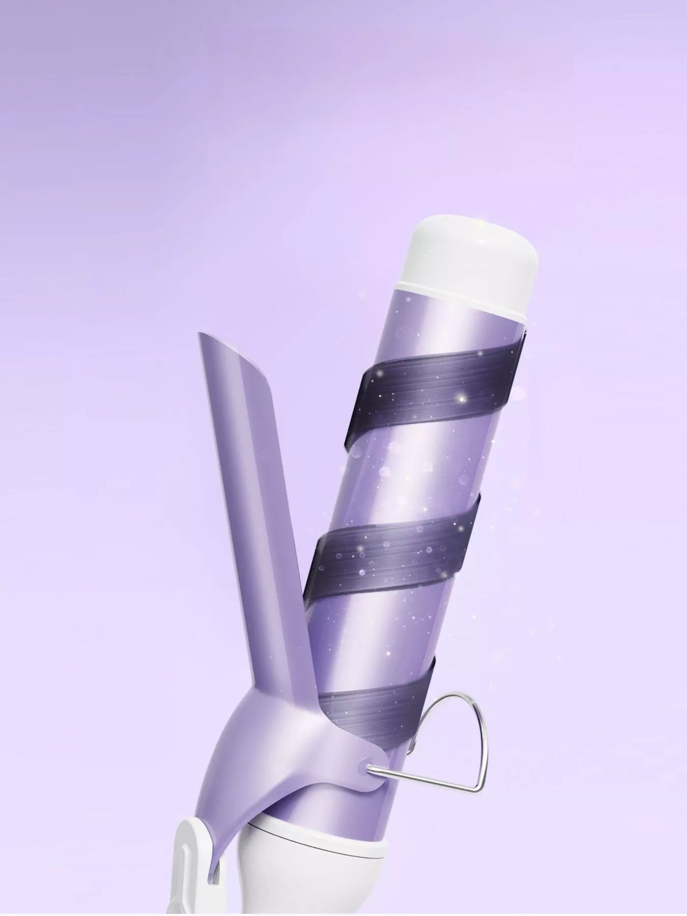 Rapid Heat Salon-Quality Curling Wand: Effortless Curls Anywhere - cas7m