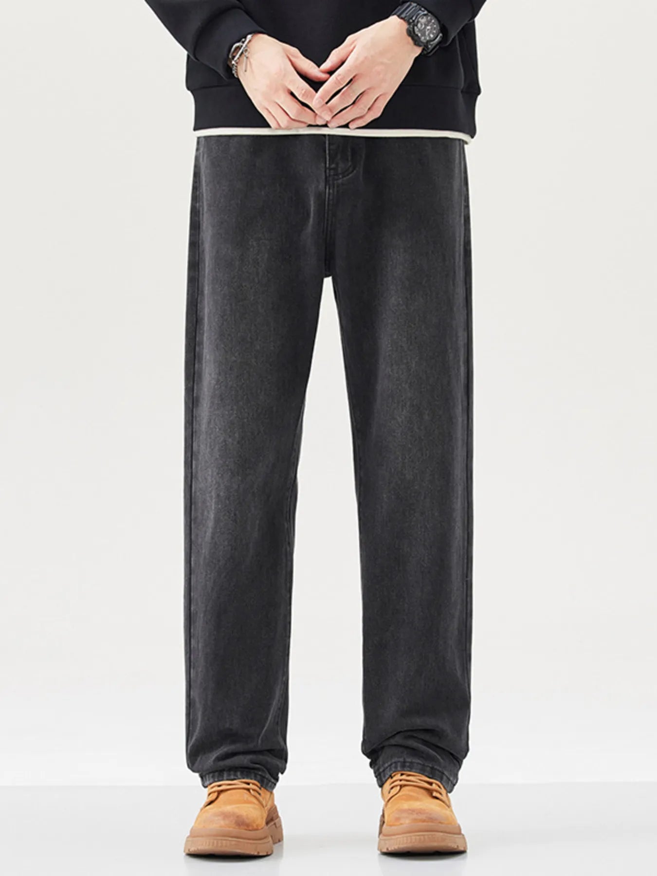 Men's Wide Leg Jeans - cas7m