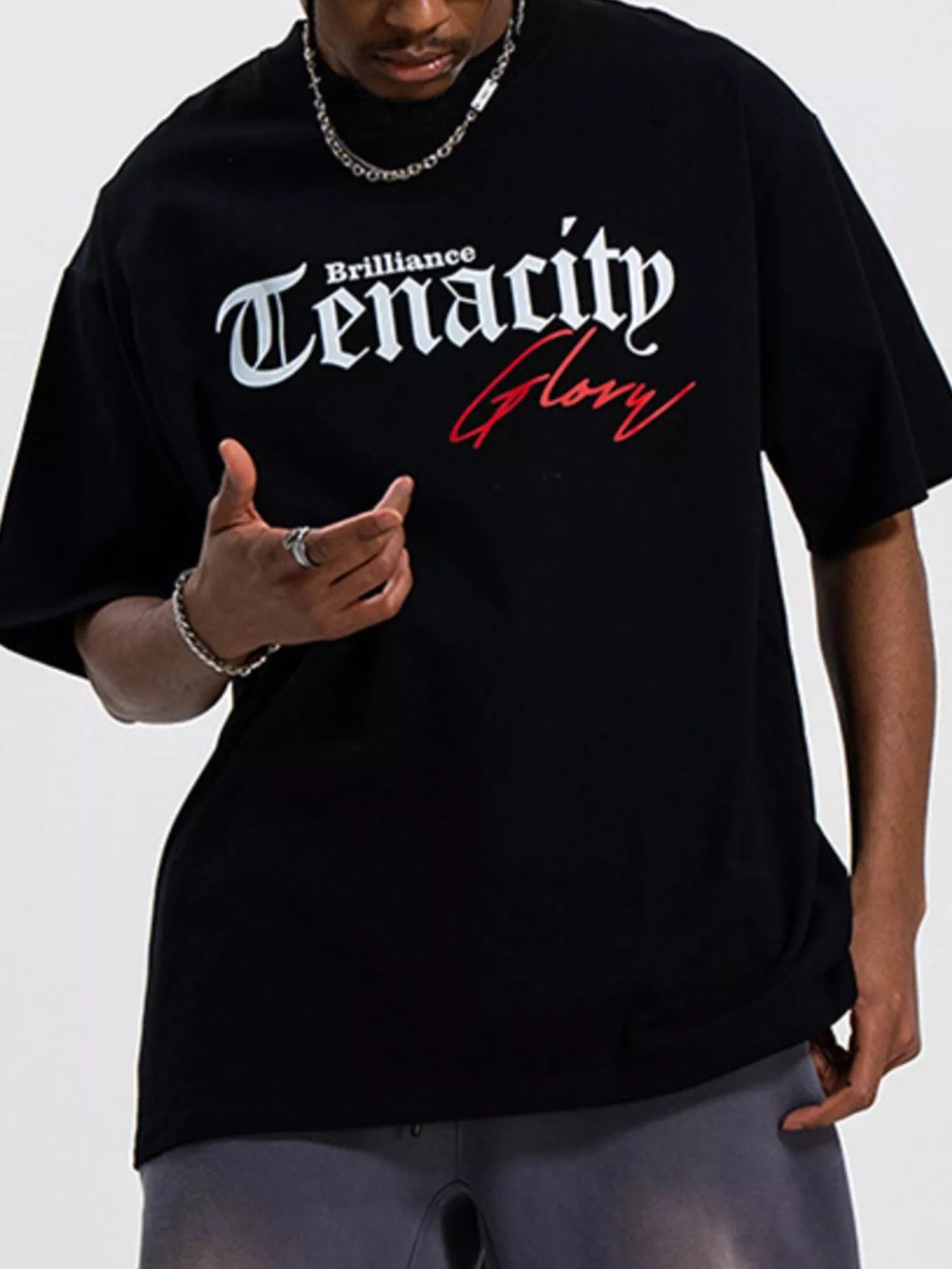 Men's Round Neck Short Sleeve T-Shirt - cas7m