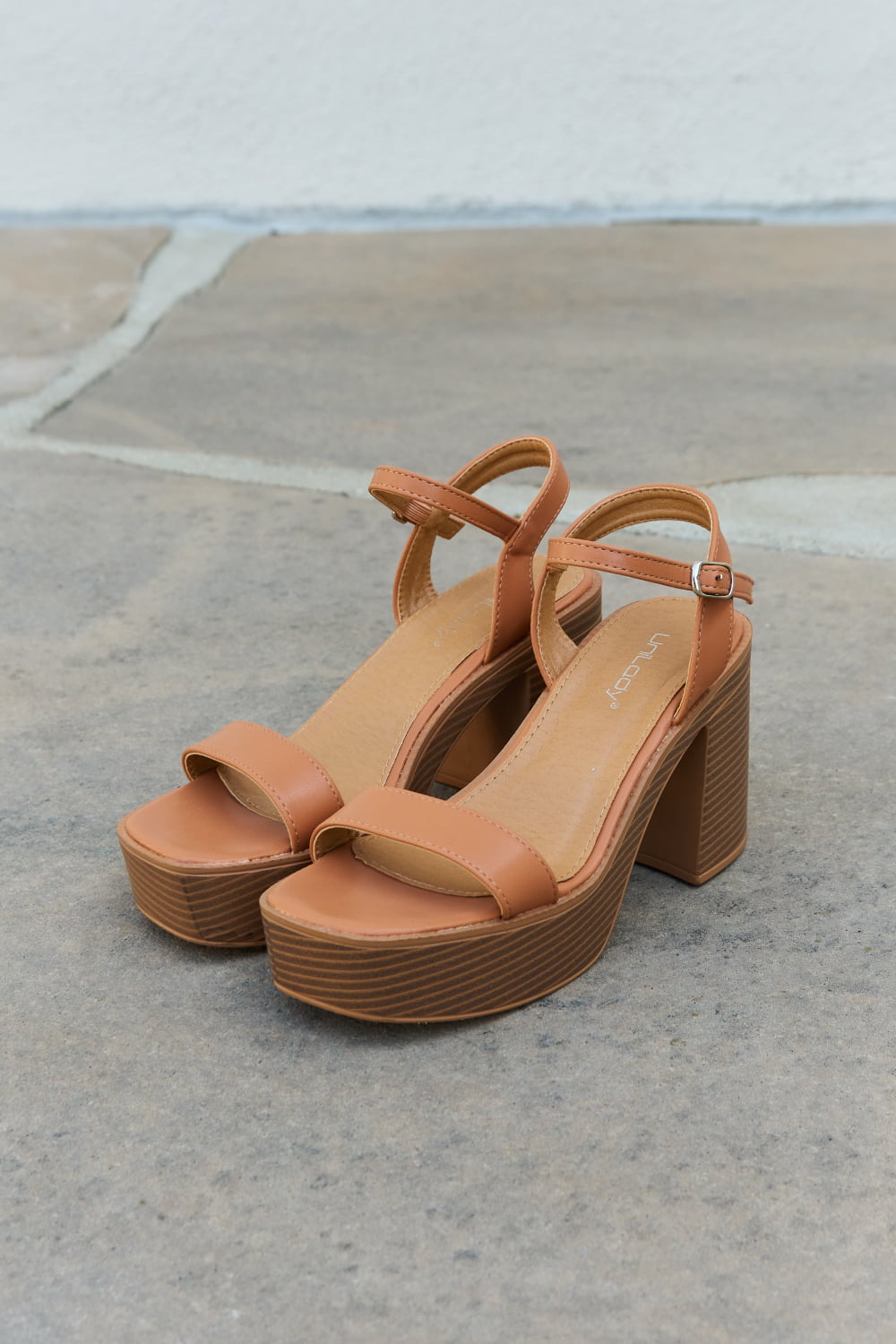 Weeboo Feel It Platform Heel Sandals - cas7m