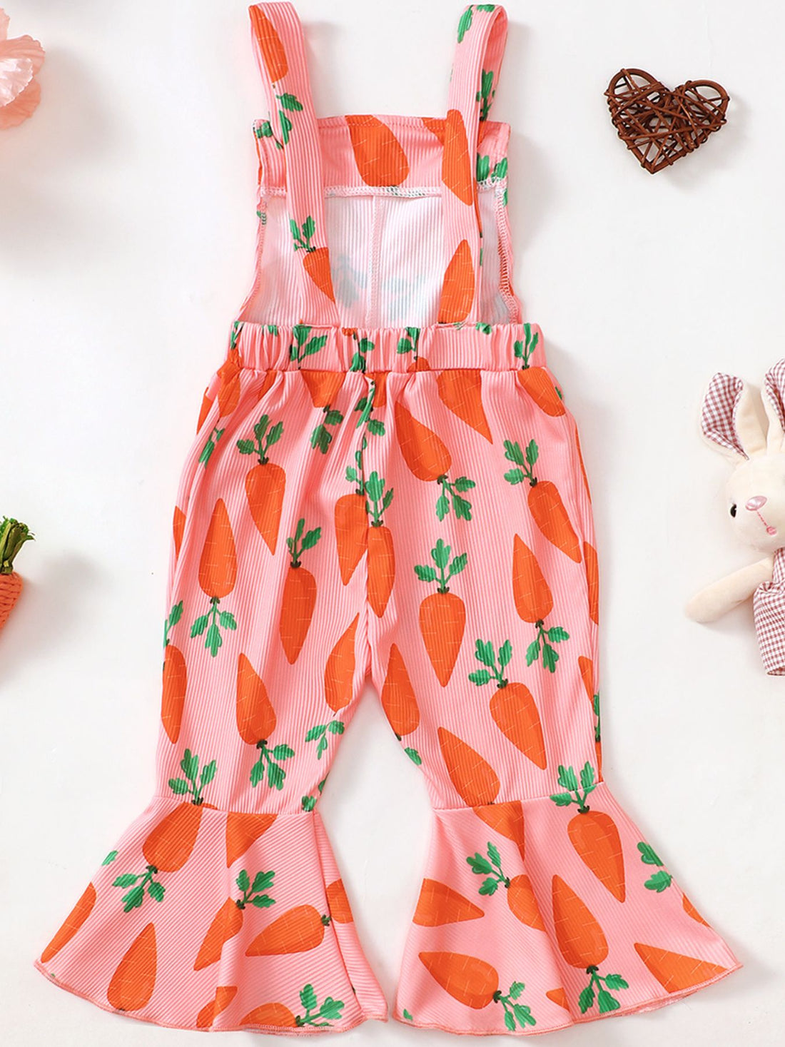 Children's Printed Flare Overalls - cas7m
