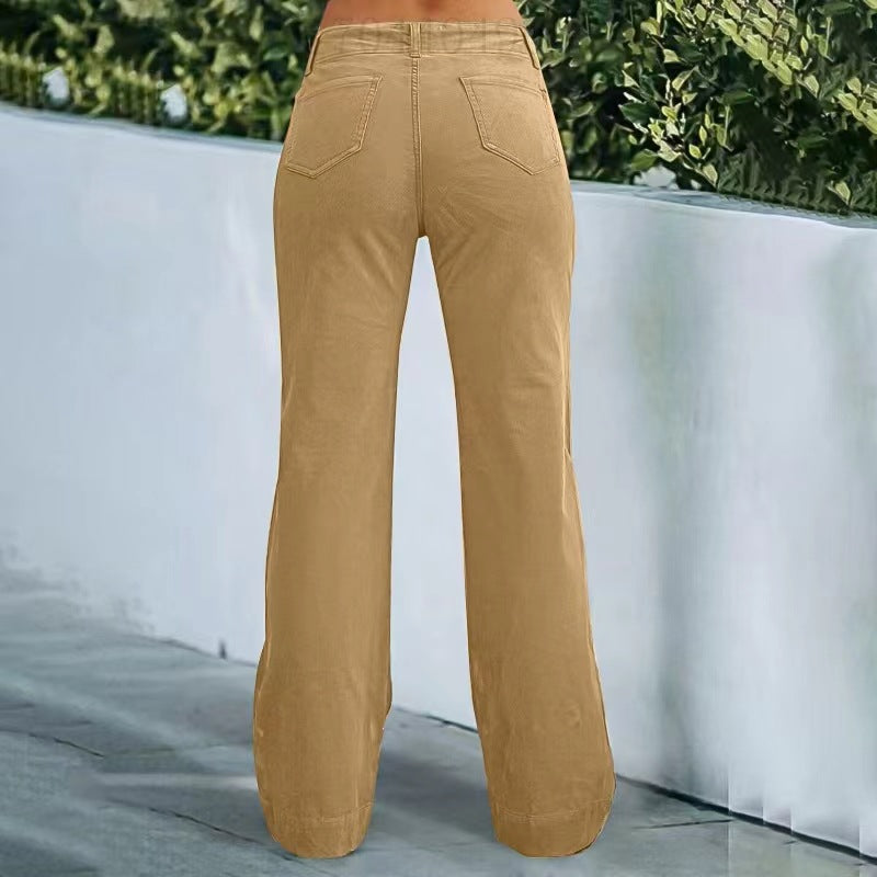Lightweight Sports Pants Zipper Pocket Exercise Workout Pants - cas7m