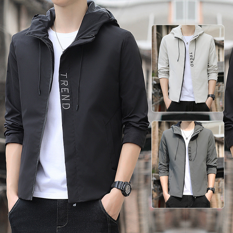 Hooded Coats Are Sporty And Loose To Fit The - cas7m