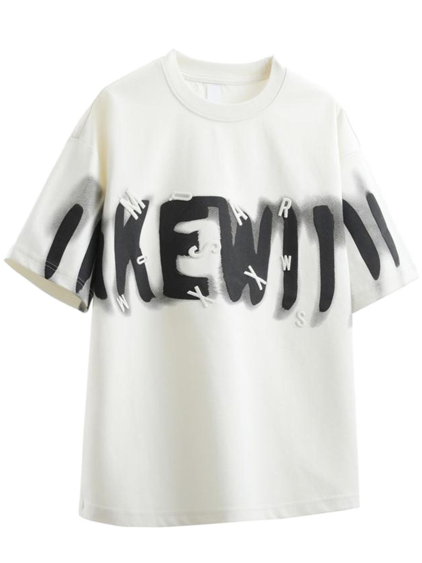 Men's Plus Size Graphic Oversized T-Shirt - cas7m