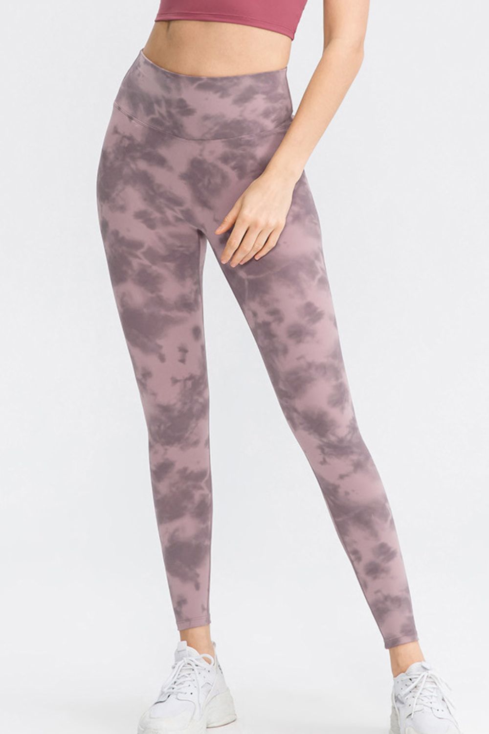Wide Waistband Slim Fit Long Sports Pants - cas7m