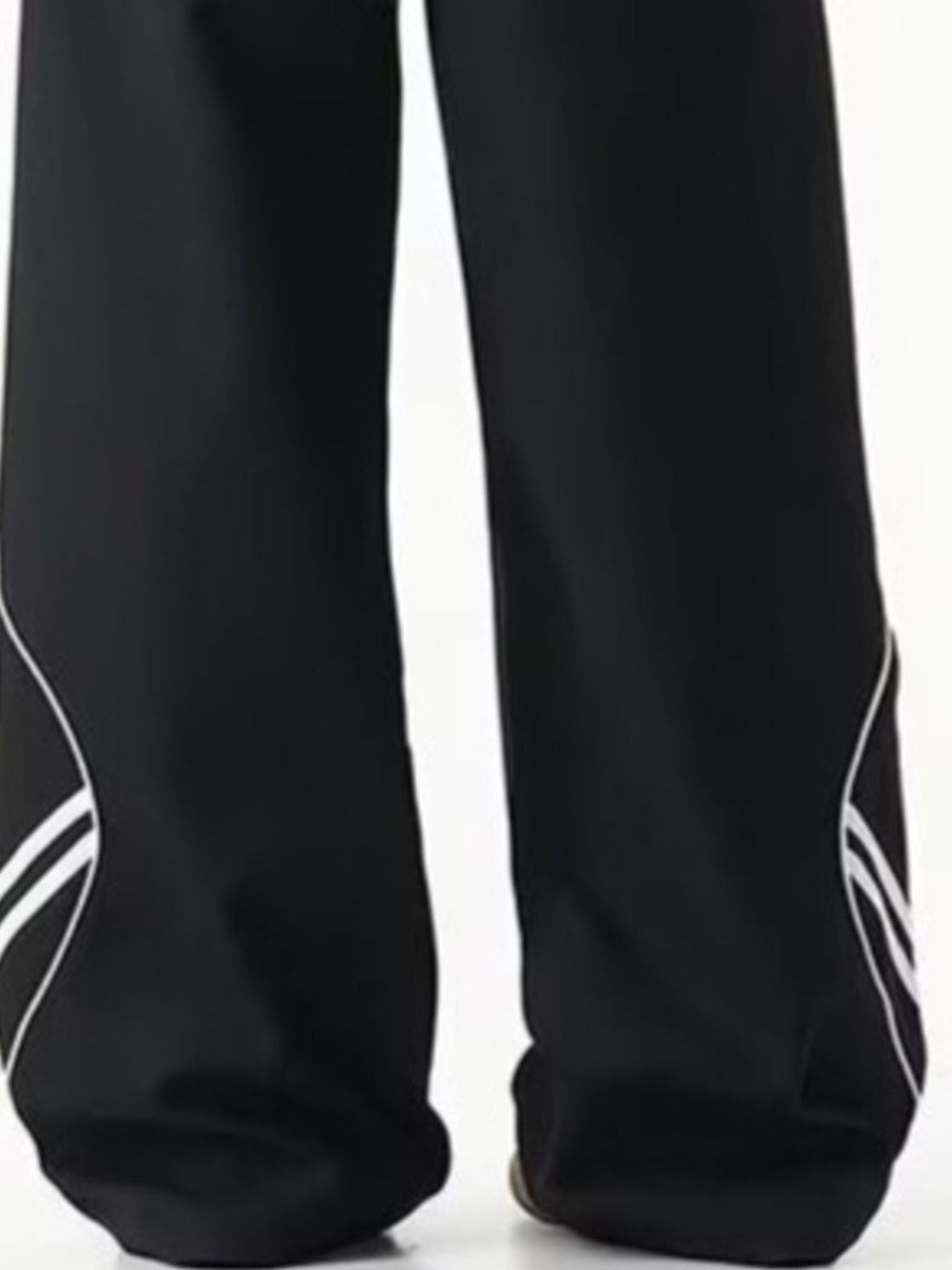 Men's Plus Size Striped Wide Leg Pants - cas7m