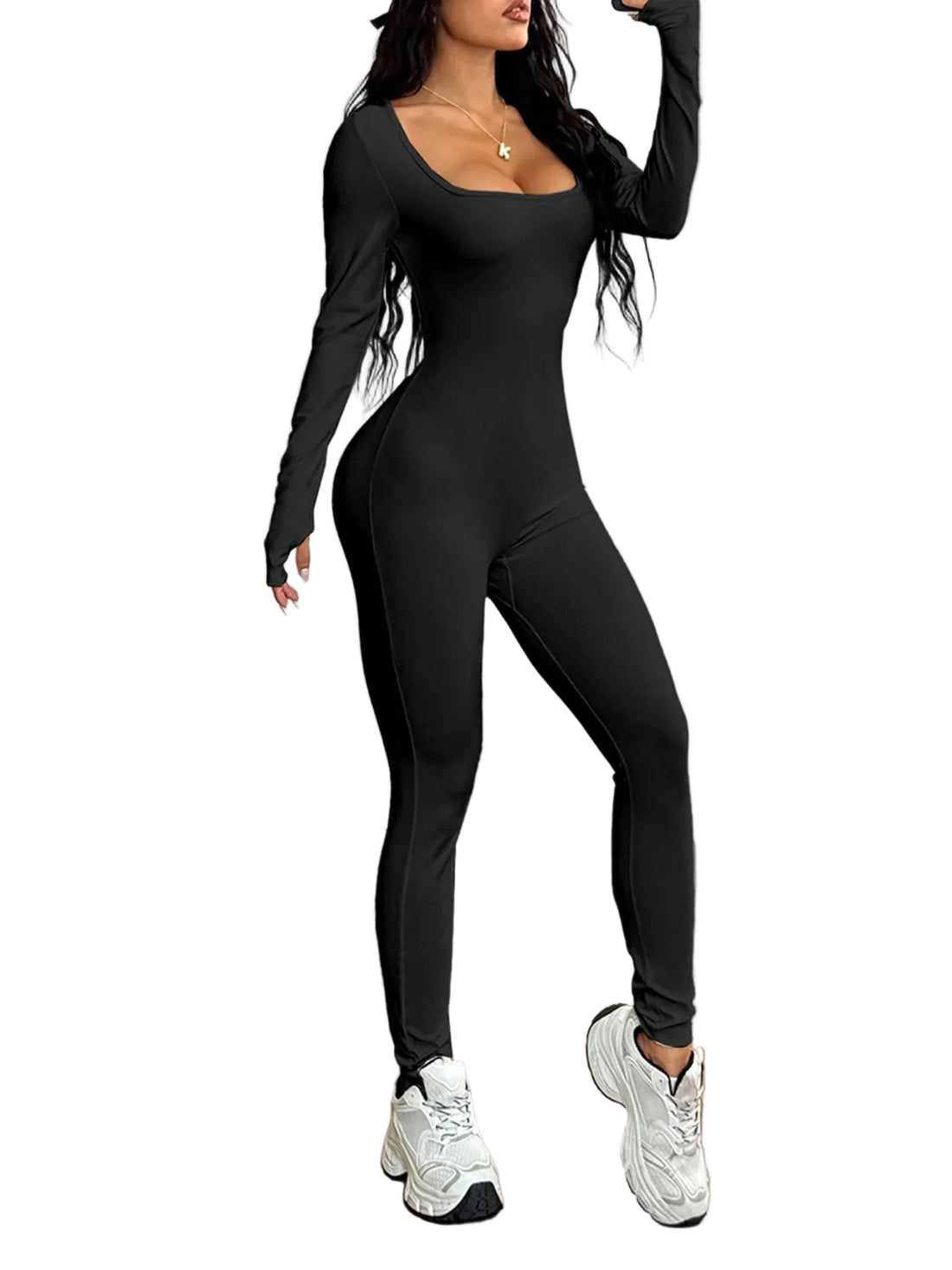 Ultra Stretch Basics: Women's Nylon-Blend Top - cas7m