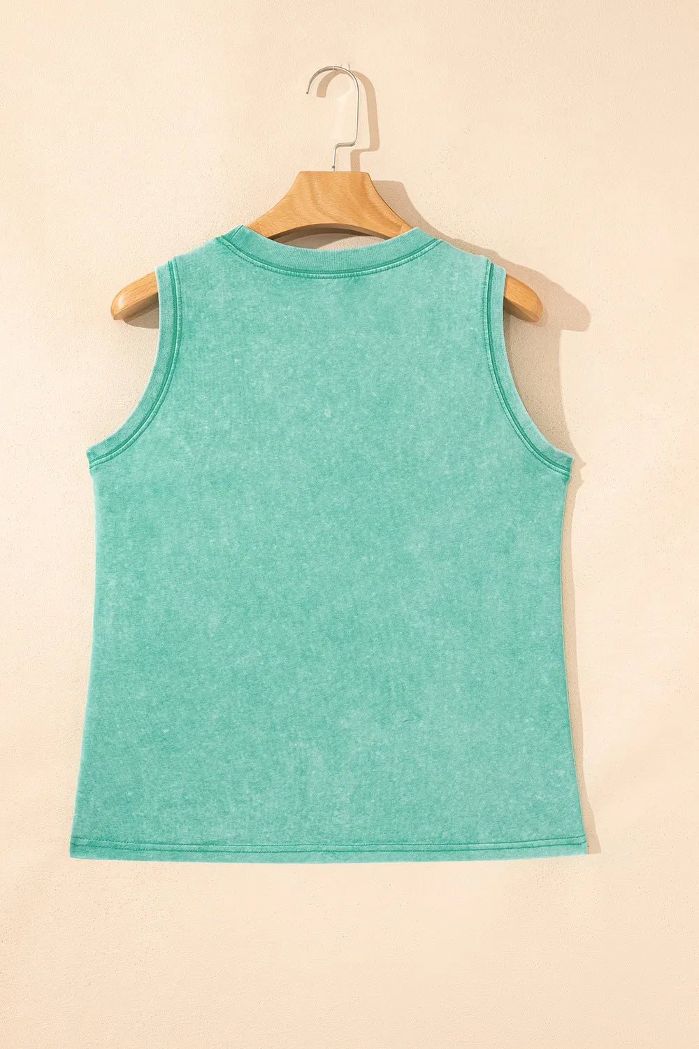 Round Neck Tank with Chest Pocket - cas7m