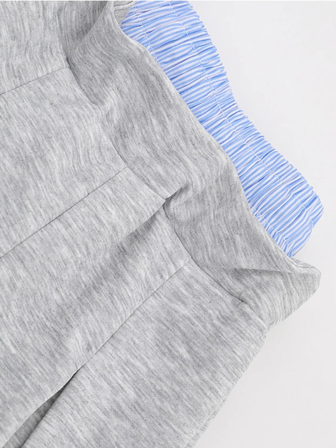 Drawstring Pleated Mini Skirt - cas7m