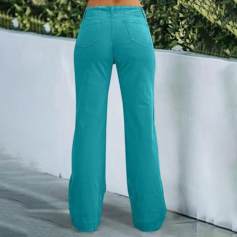 Lightweight Sports Pants Zipper Pocket Exercise Workout Pants - cas7m