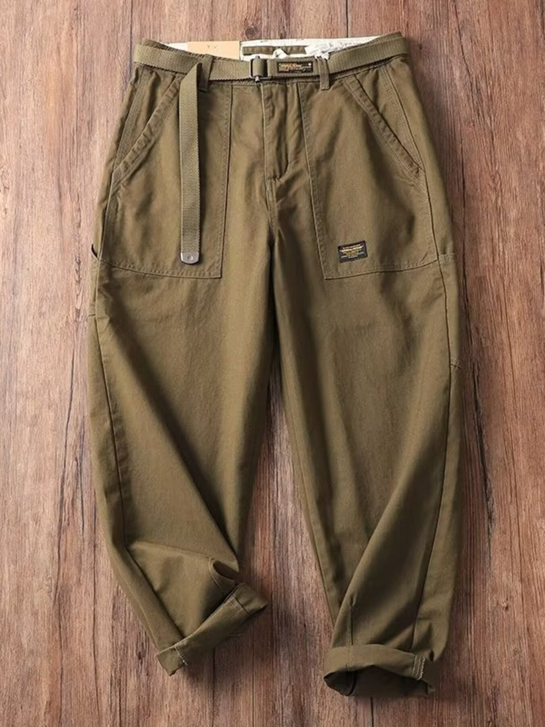 Men's Plus Size Loose Fit Pants with Pockets - cas7m