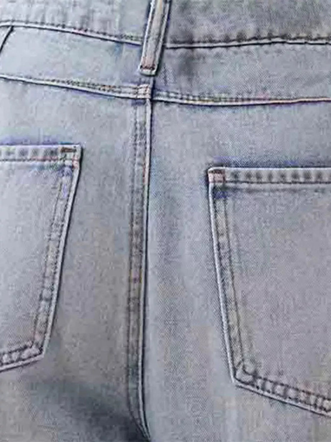 Distressed Wide Leg Jeans - cas7m