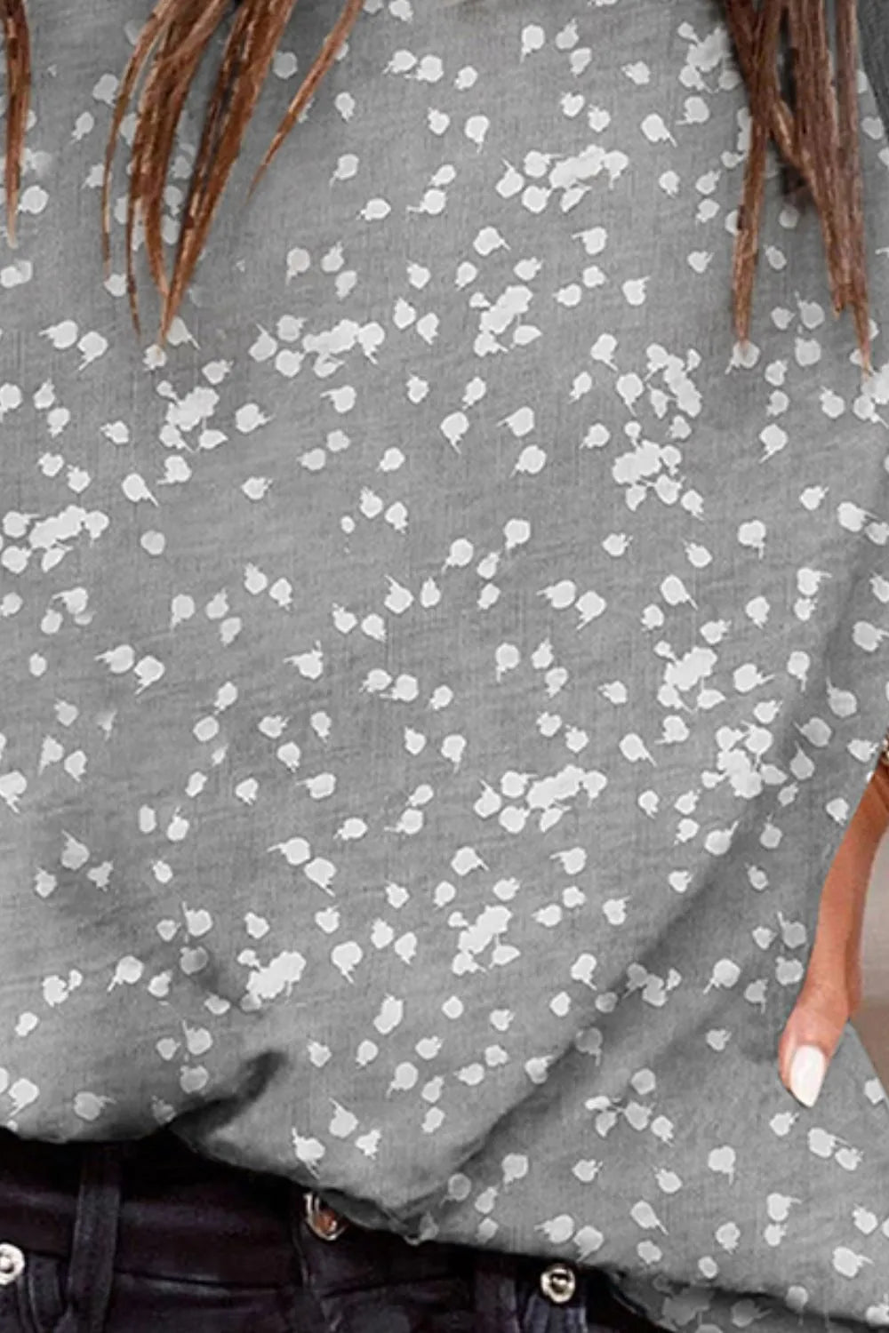 Printed Round Neck Tank - cas7m