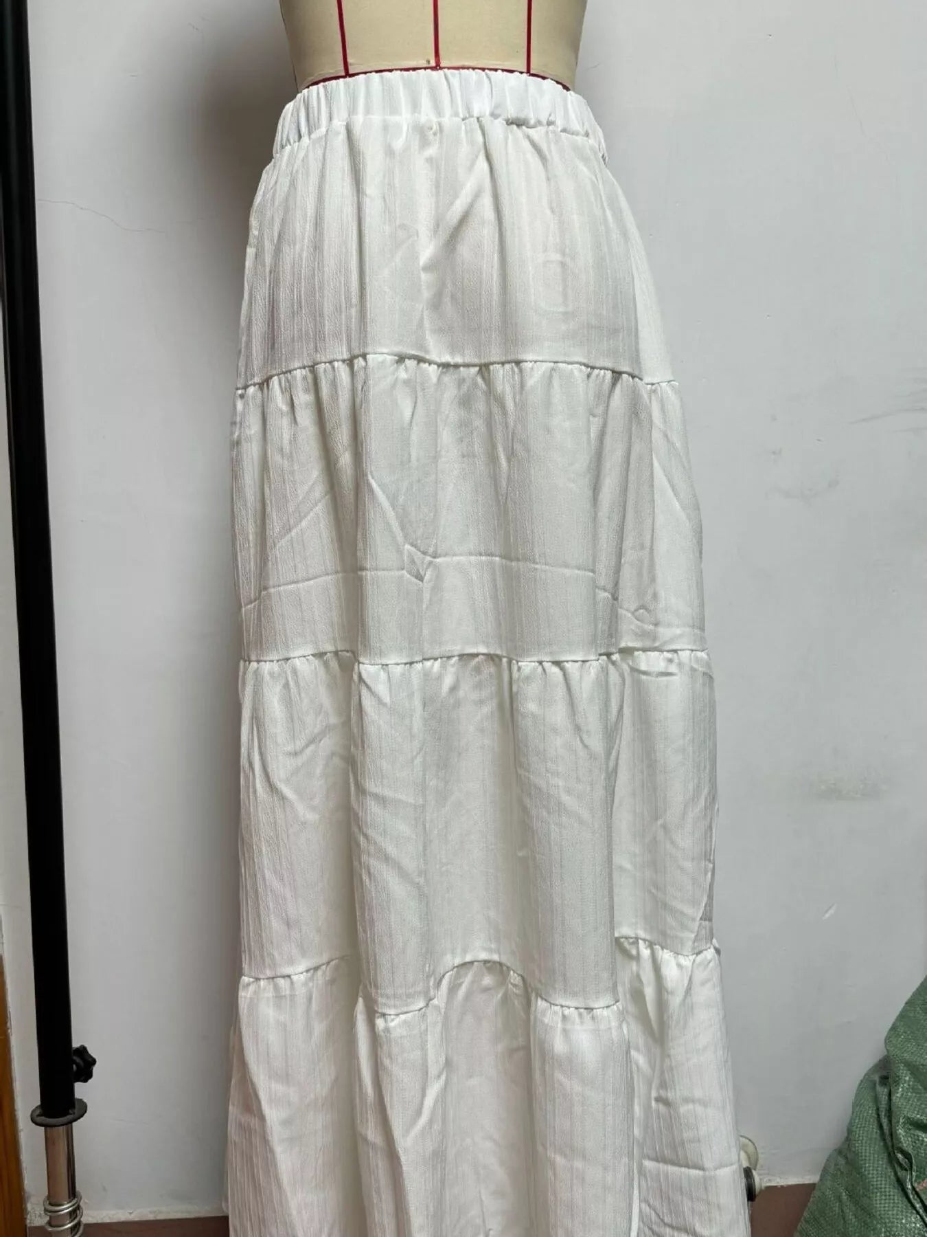 Flowy Tiered Maxi Skirt - cas7m