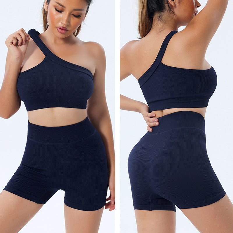 Seamless Yoga Set with Long Sleeve Top and Pants - cas7m