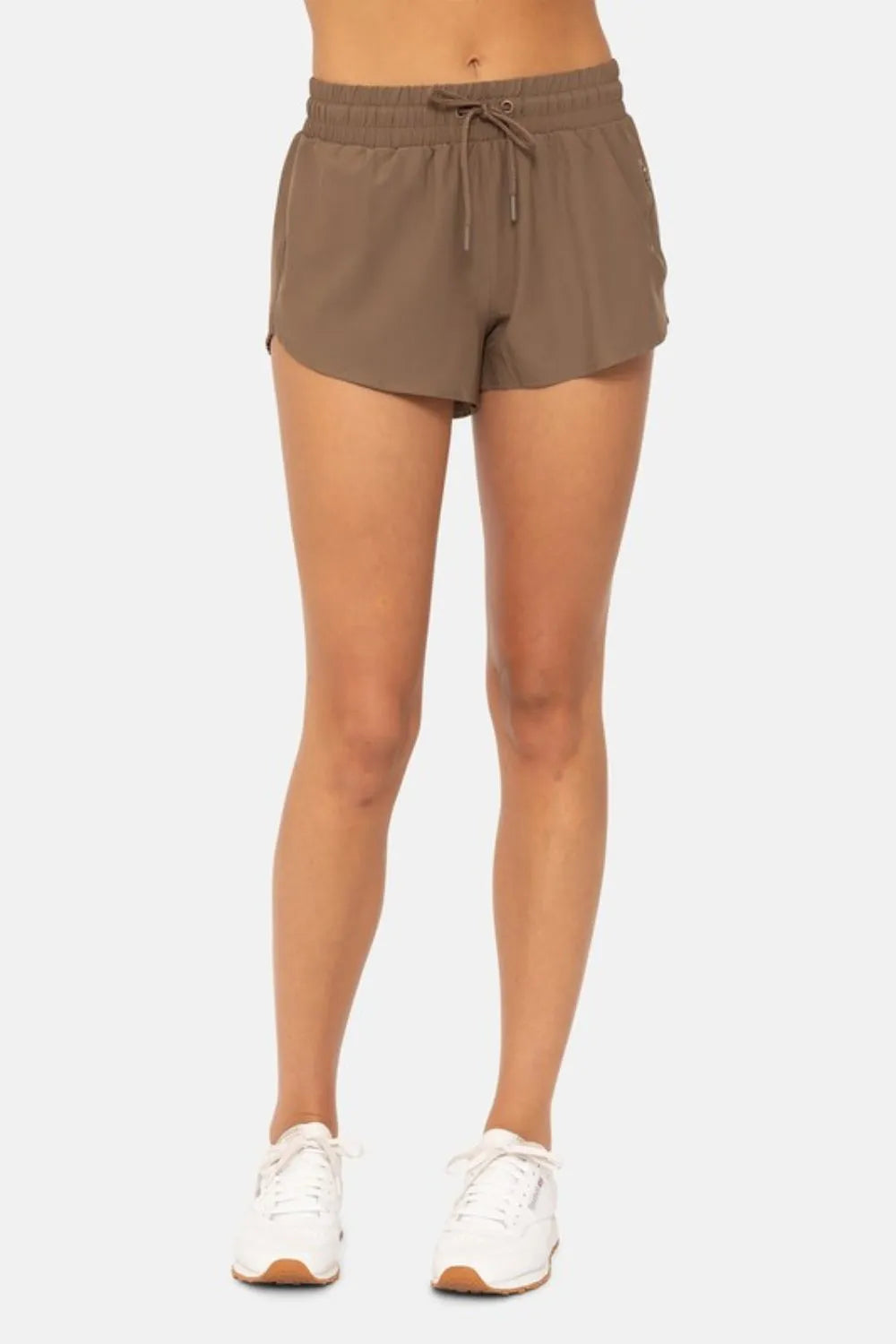 MONO B Drawcord Mini Shorts - cas7m