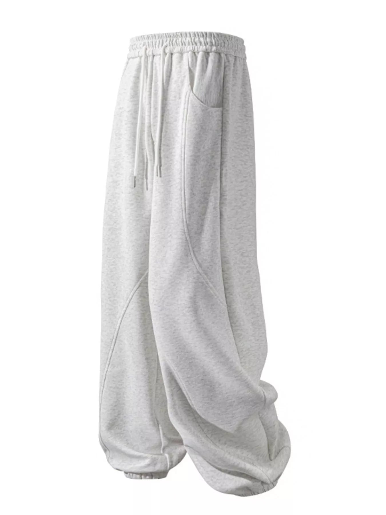 Men's Plus Size Loose Fit Drawstring Sweatpants - cas7m