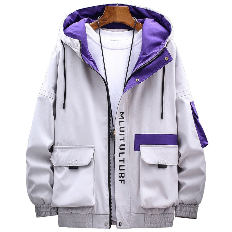 Men's Jackets Thickened Casual Coats Trendy Hooded Tops - cas7m