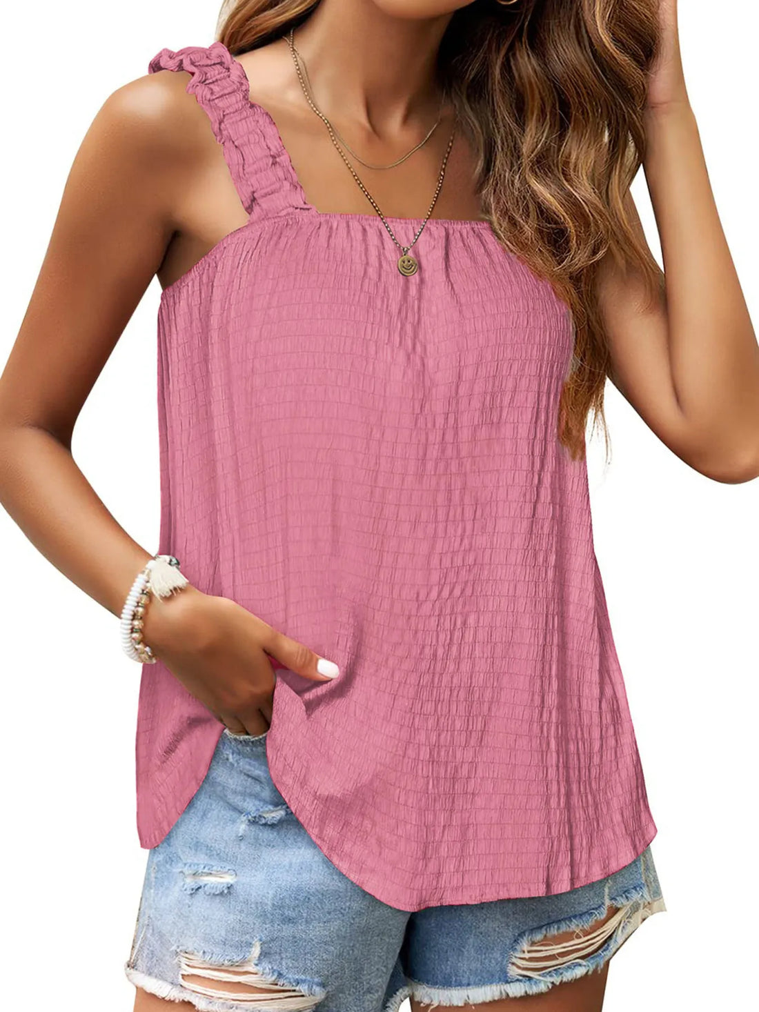 Square Neck Tank Top - cas7m