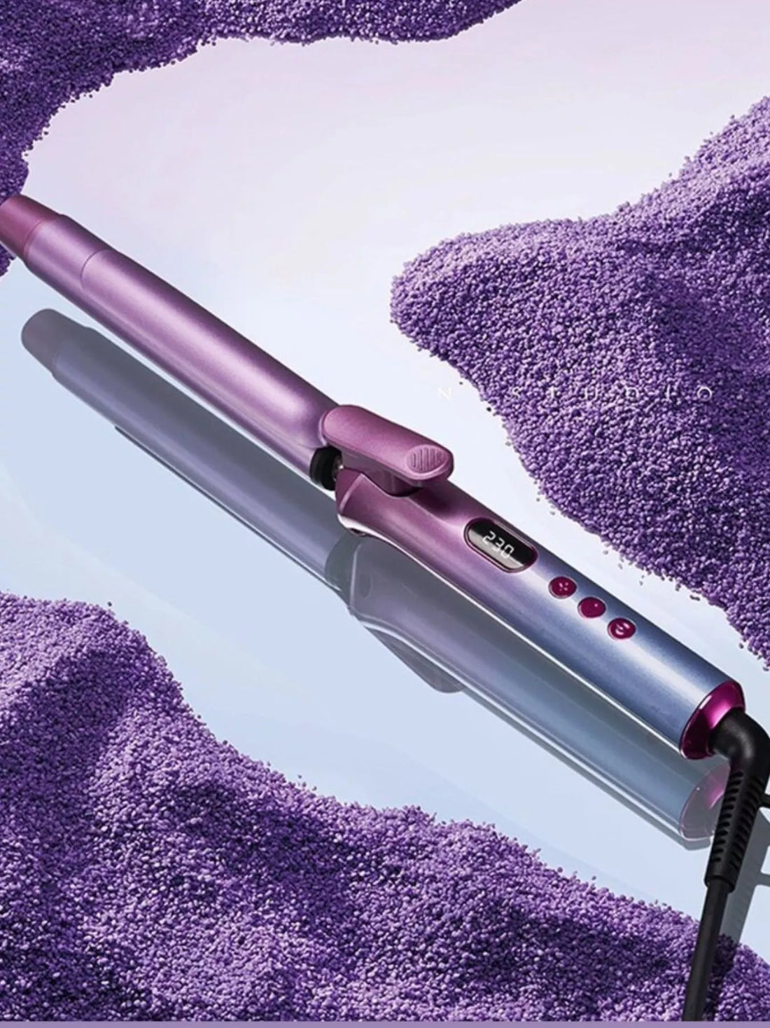 Adjustable Temp Curling Iron - Salon-Quality Curls & Style - cas7m