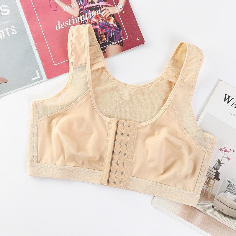 Shockproof gathered posture correction bra - cas7m