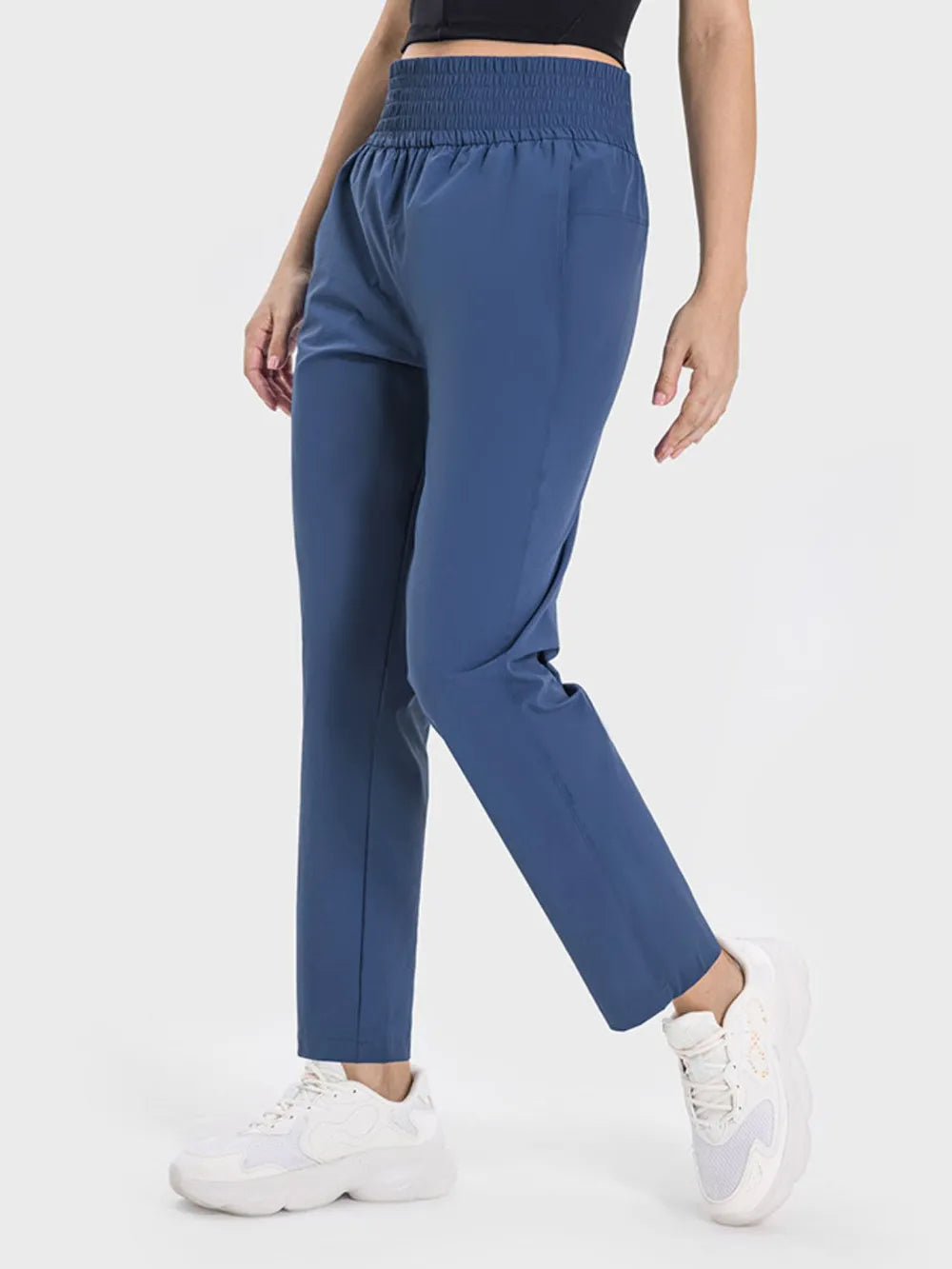Millennia Pocketed High Waist Active Pants - cas7m