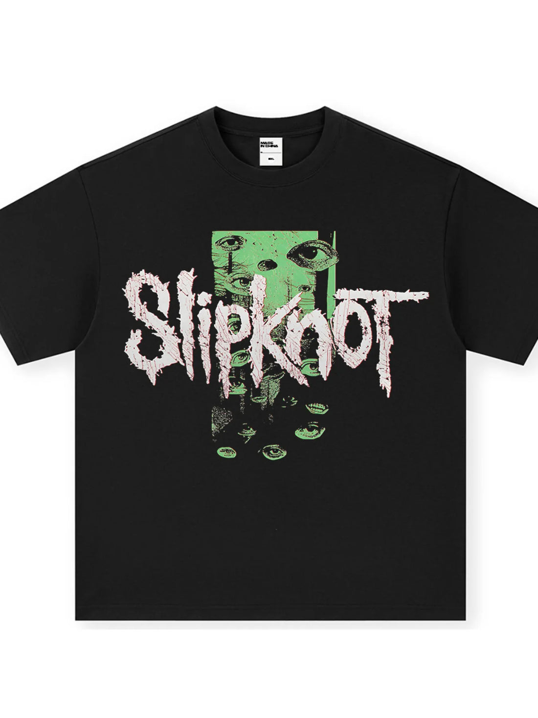 Men's Slipknot Graphic Vintage Wash T-Shirt - cas7m