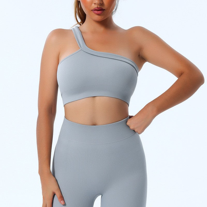 Seamless Yoga Set with Long Sleeve Top and Pants - cas7m