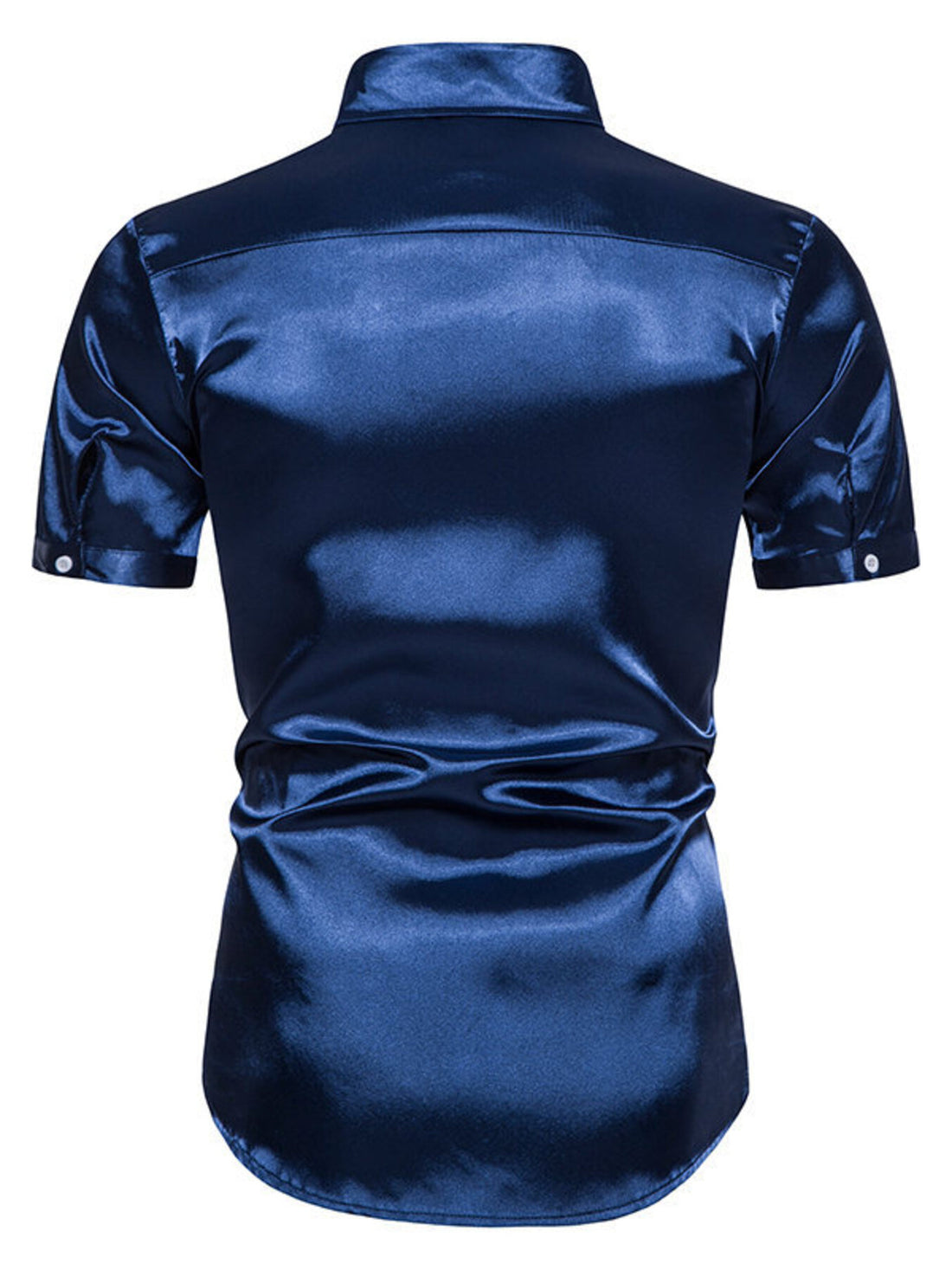 Men's Button Up Short Sleeve Shirt - cas7m