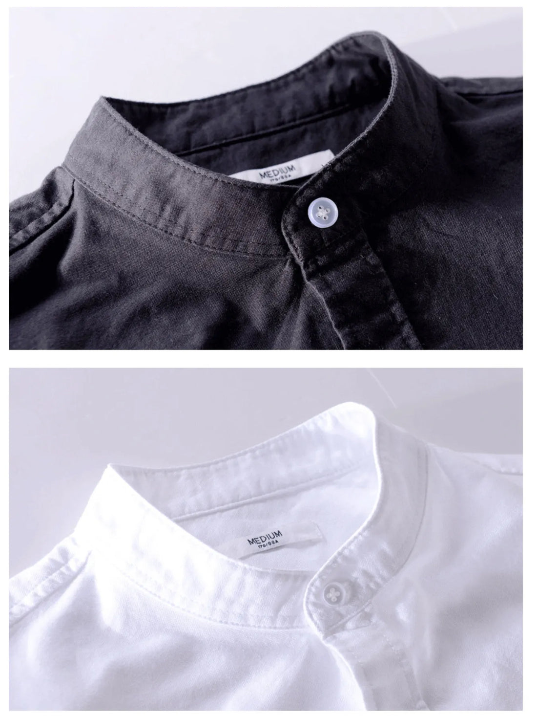 Men's Plus Size Button Up Long Sleeve Shirt - cas7m