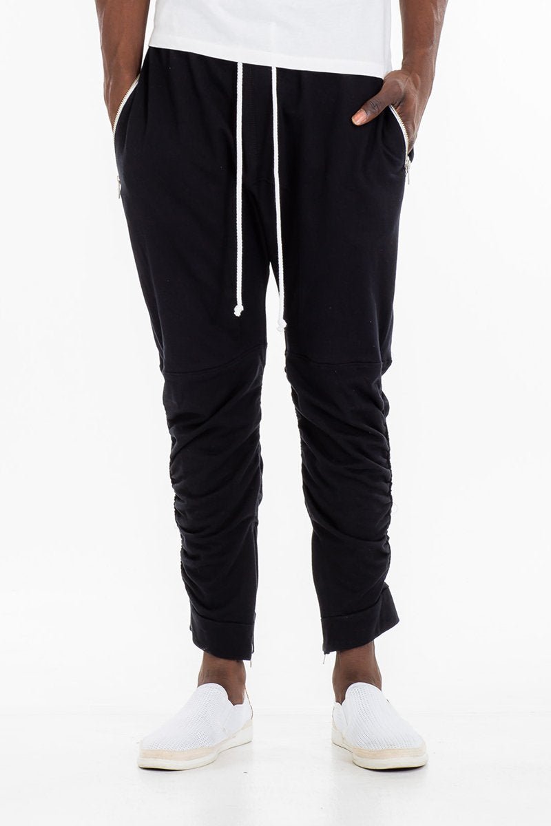 GATHERED BOMBER PANTS - GATHERED BOMBER PANTSGATHERED BOMBER PANTSP101-BLK-XLXL-36"cas7mproduct_vendorcas7m