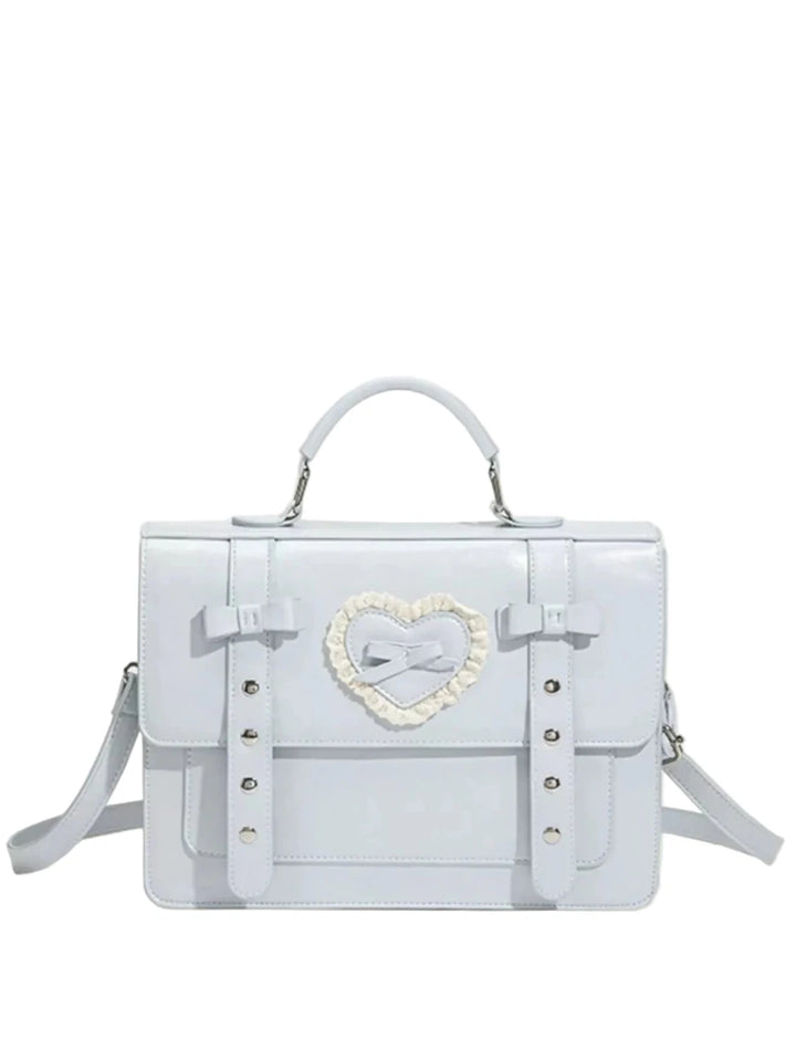 Heart Decor Buckle Backpack Bag - Heart Decor Buckle Backpack BagOne SizeHeart Decor Buckle Backpack Bag - cas7m100700565201376100700565201376Bluecas7mproduct_vendorcas7m